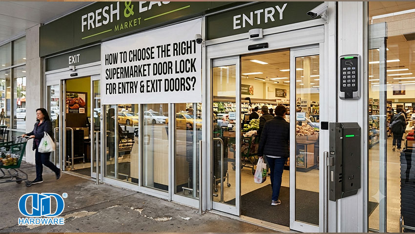 How to Choose the Right Supermarket Door Lock for Entry and Exit Doors？.jpg