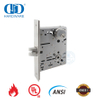 Fechadura de encaixe para porta de passagem padrão americano com classificação de fogo para hotel-DDAL01